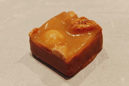 Zachte karamel met noten melk