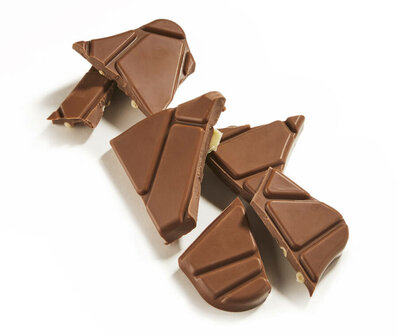 Breekchocolade Bloemen melk 